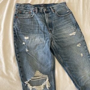 Abercrombie Distressed Mom Jean